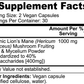 Lion's Mane Mushroom Capsule | brightarisenutrition